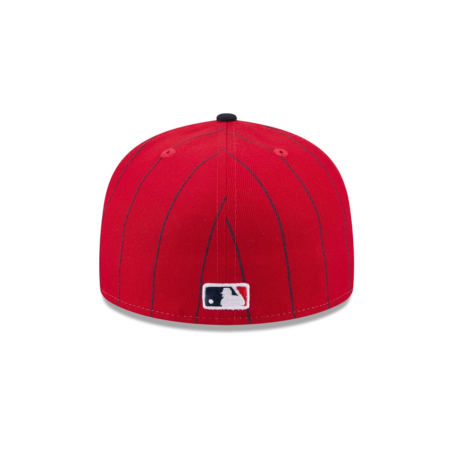 St. Louis Cardinals Pinstripe League Pin 59FIFTY Fitted Hat Male Product Image