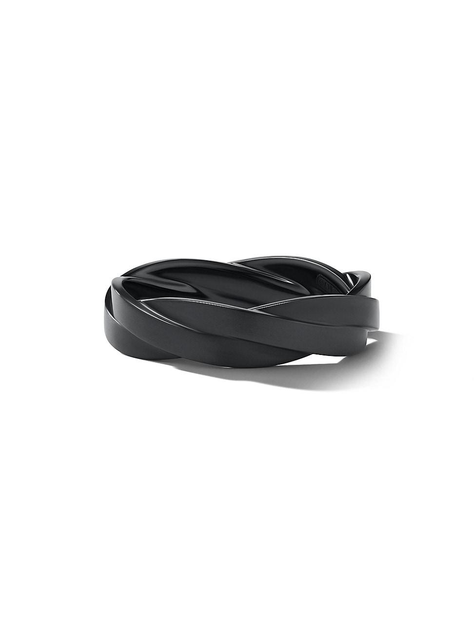David Yurman Mens Dy Helios Band Ring Titanium, 6mm Product Image