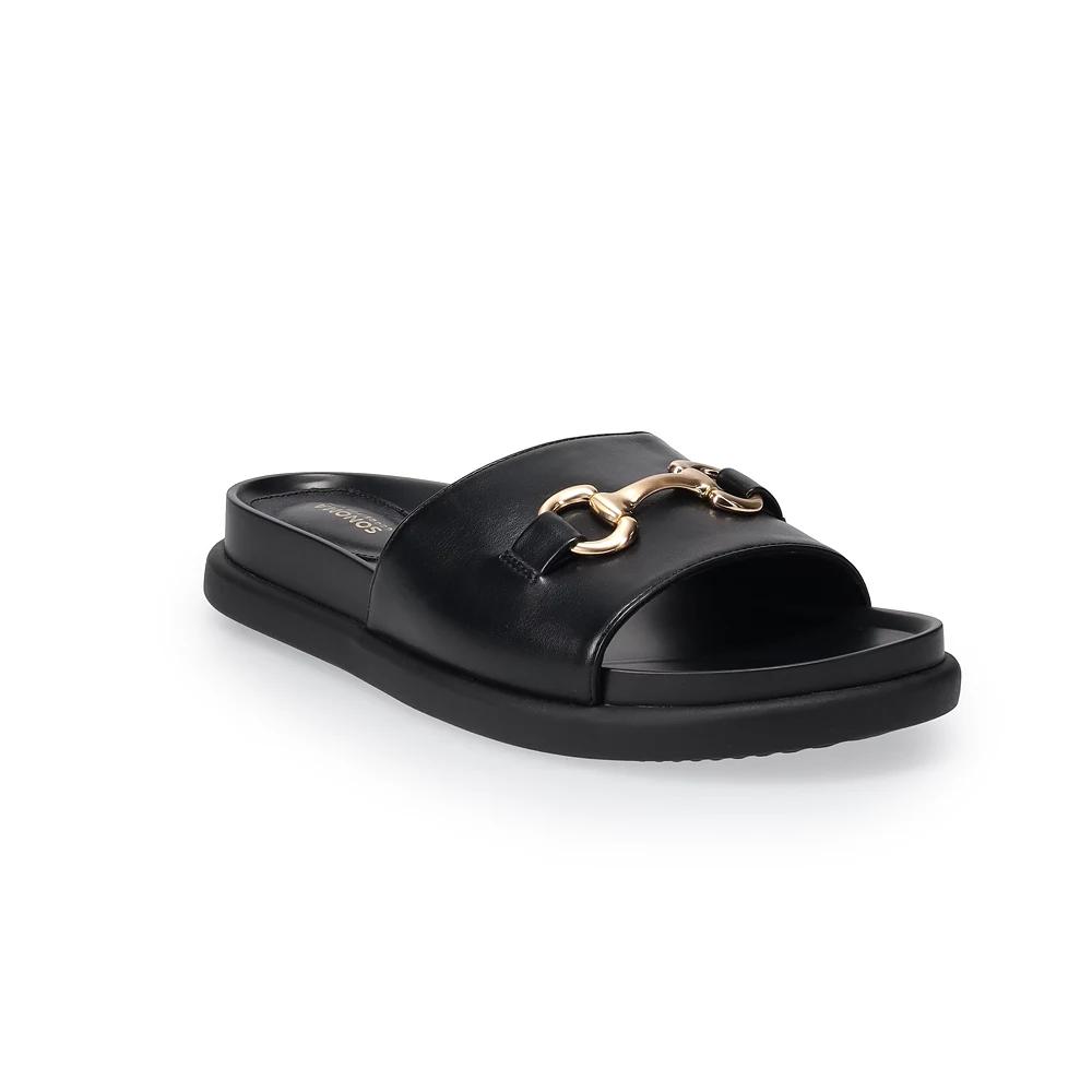 Sonoma Goods For Life® Tyrinn One Band Women's Sandals, Size: 6, Black Product Image