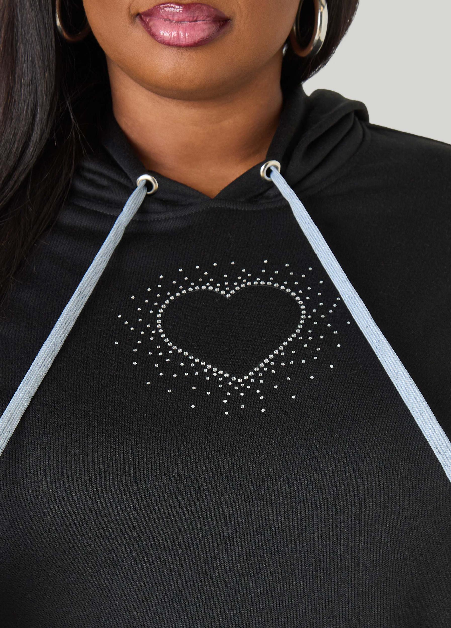 Crystal Heart Hoodie Product Image