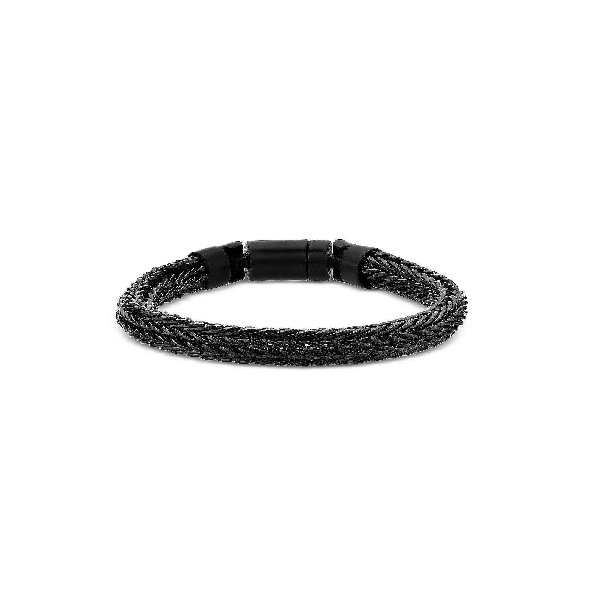 Men's LYNX Stainless Steel Foxtail Chain Bracelet,  Product Image
