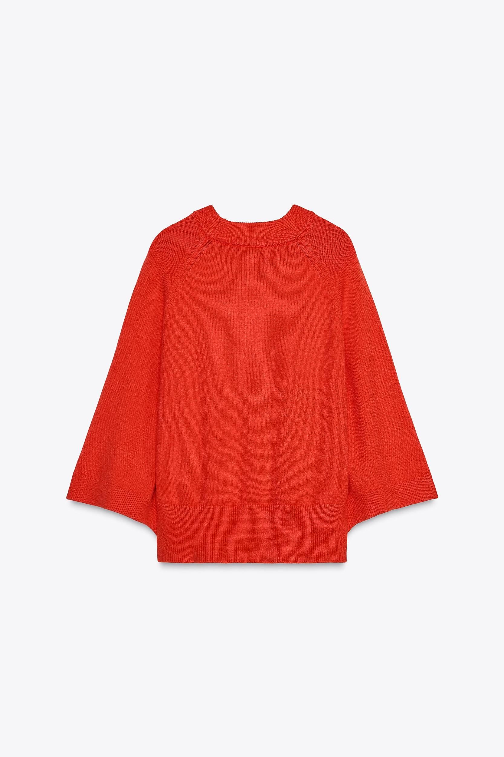 WIDE SLEEVE KNIT SWEATER Product Image
