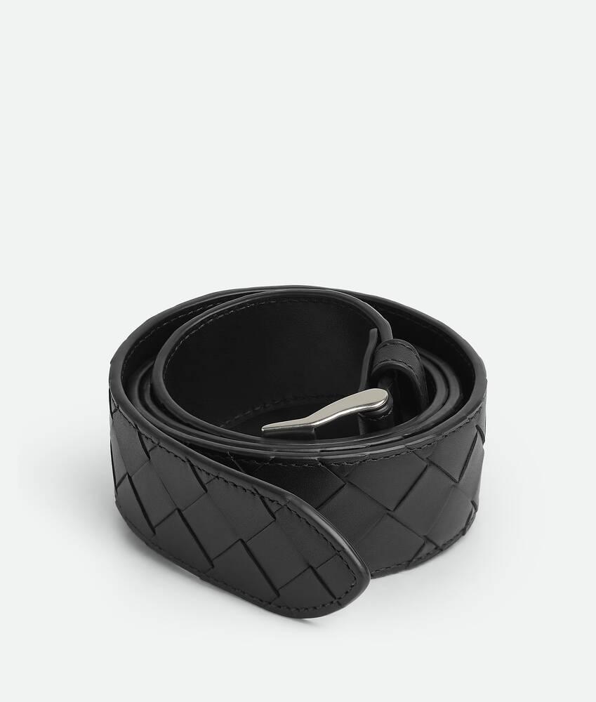 Men's Watch Buckle Belt in Black Product Image