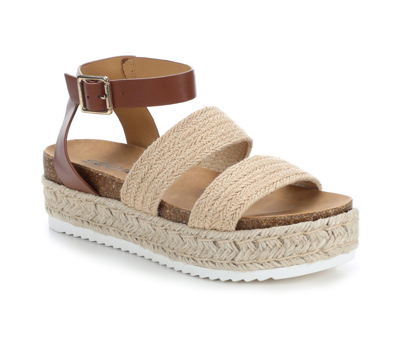 Women's Soda Bryson Wedge Sandals Product Image
