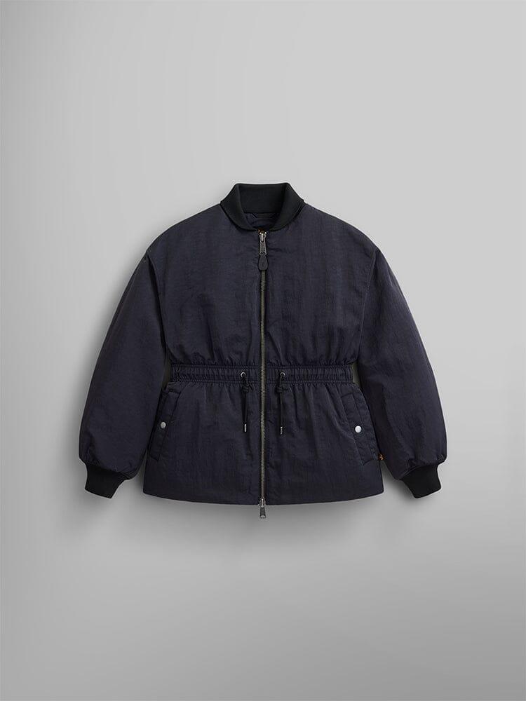 WOMEN'S SHORT CINCHED WAIST JACKET - BLACK / M Product Image