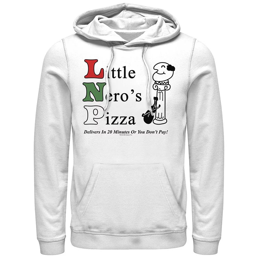Big & Tall Home Alone Little Nero's Pizza Graphic Hoodie, Men's, Size: XXL, White Product Image