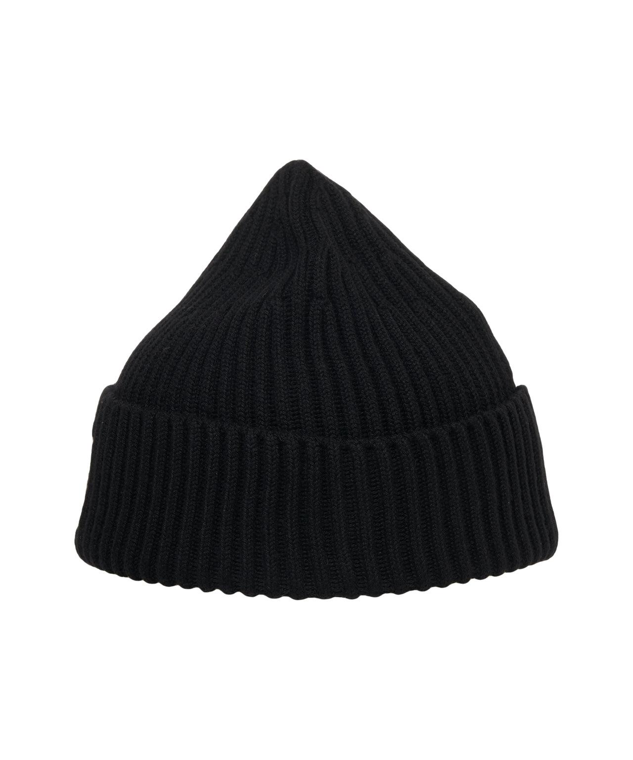 Knit beanie with logopatch Product Image