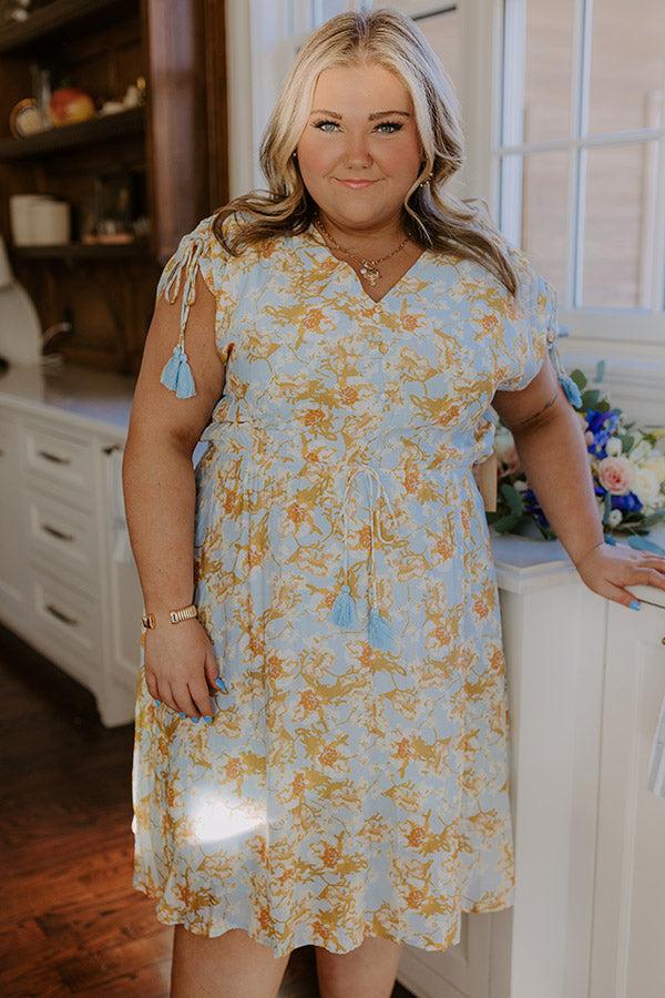 Kind Moment Floral Mini Dress Curves Product Image