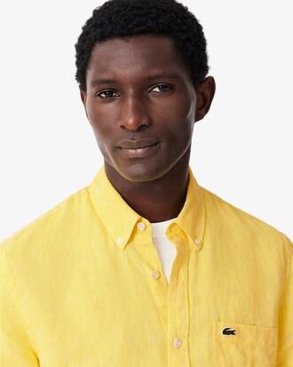 Regular Fit Linen Shirt Product Image