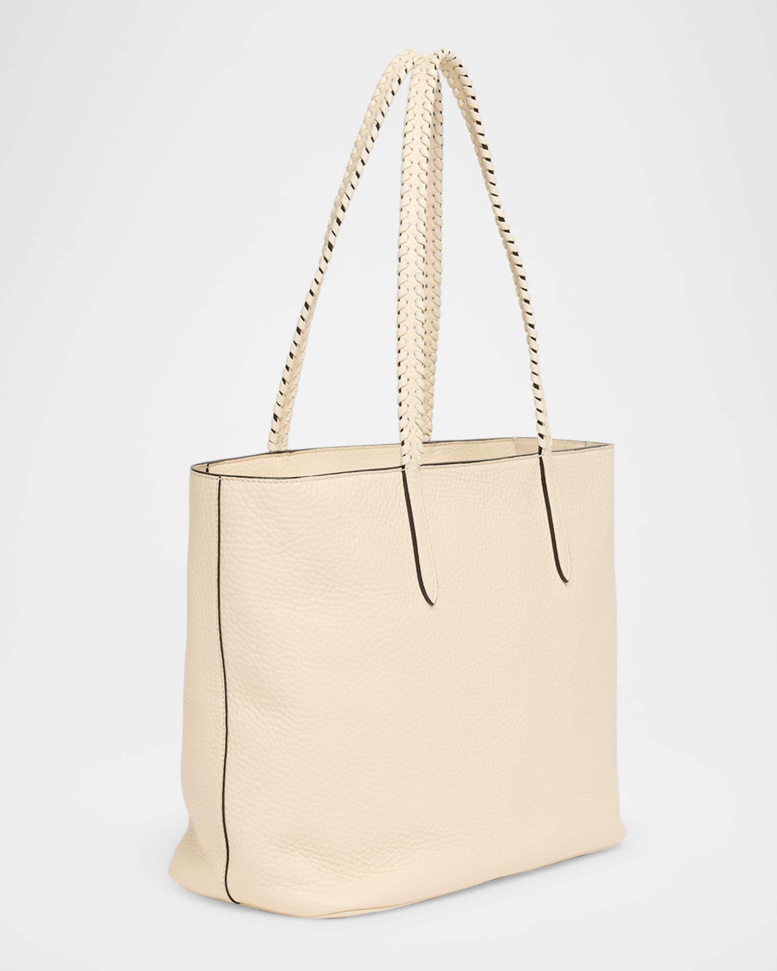 Avec Toi Rivet VLOGO Leather Tote Bag Product Image