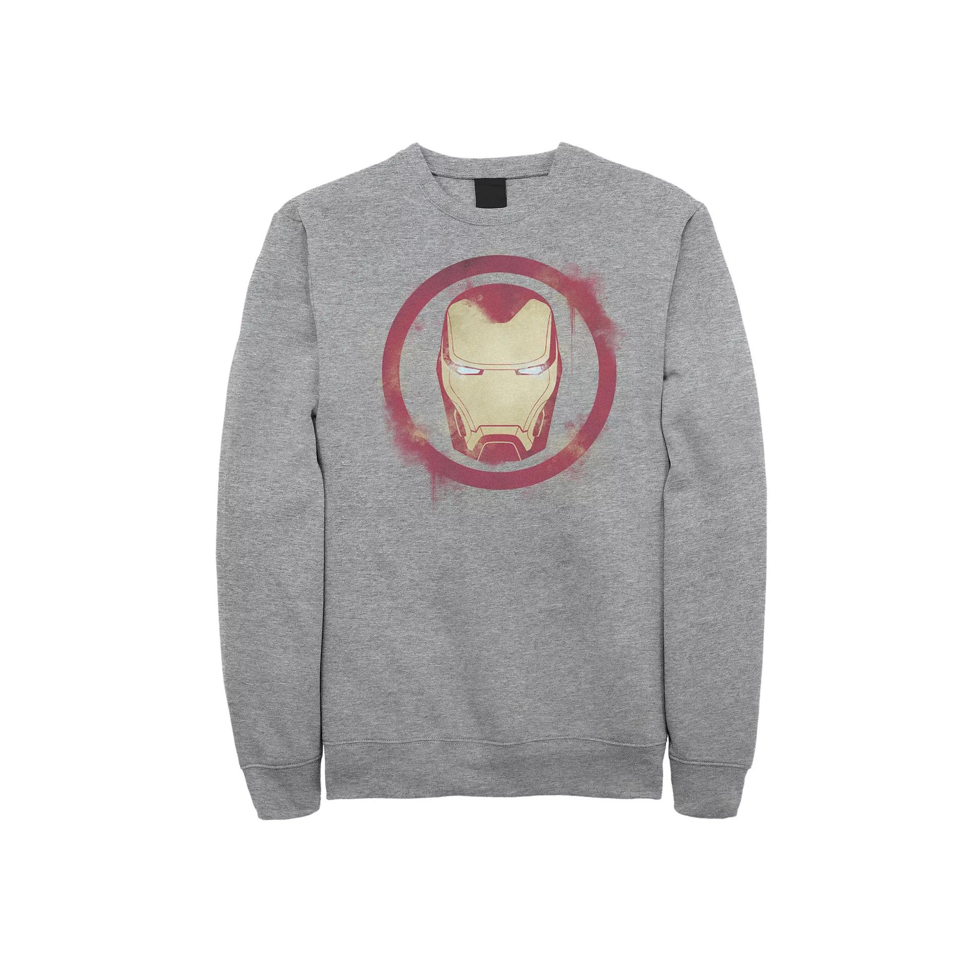 Men's Marvel Avengers Endgame Iron Man Spray Paint Logo Tee,  Product Image