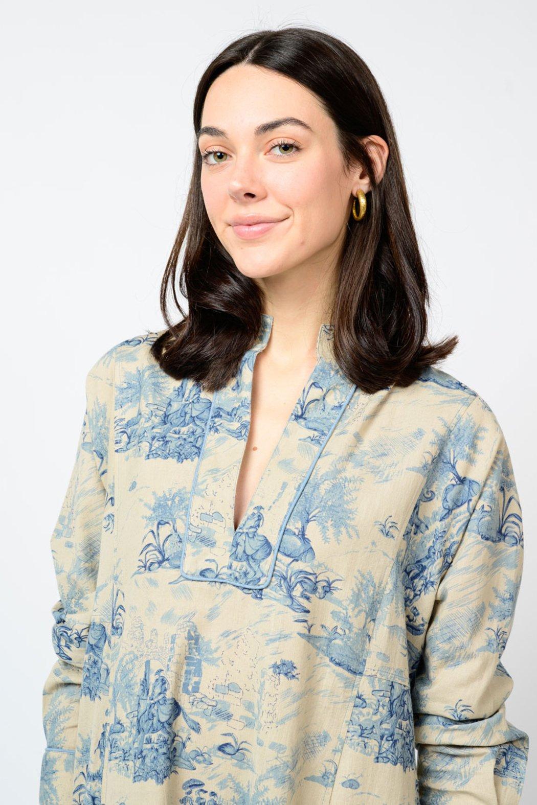 Toile Midi Dress Product Image