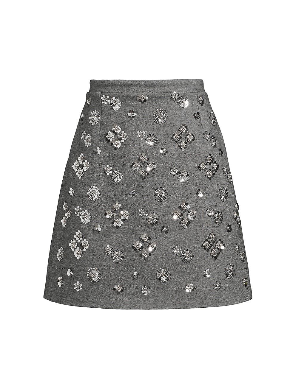 Womens Monza Beaded Miniskirt Product Image