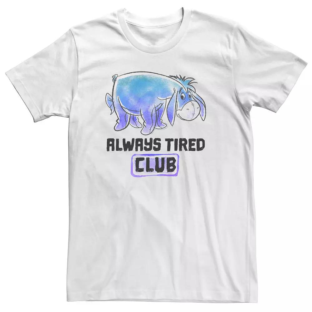 Disney's Winnie The Pooh Eeyore Big & Tall Always Tired Club Tee, Men's,  Product Image