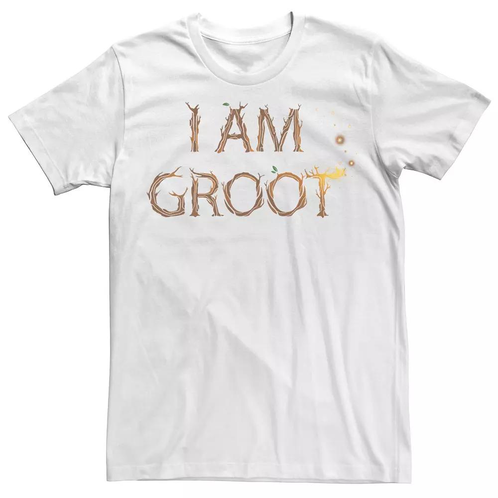 Men's Marvel Guardians Of The Galaxy I Am Groot Roots Graphic Tee, Size: XXL, White Product Image