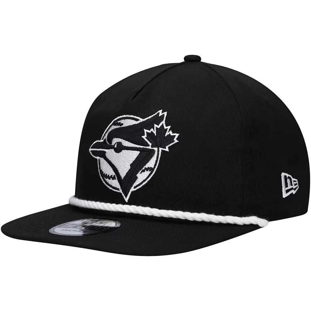 Men's New Era Black Toronto Blue Jays Golfer Snapback Hat, Jay Black Product Image
