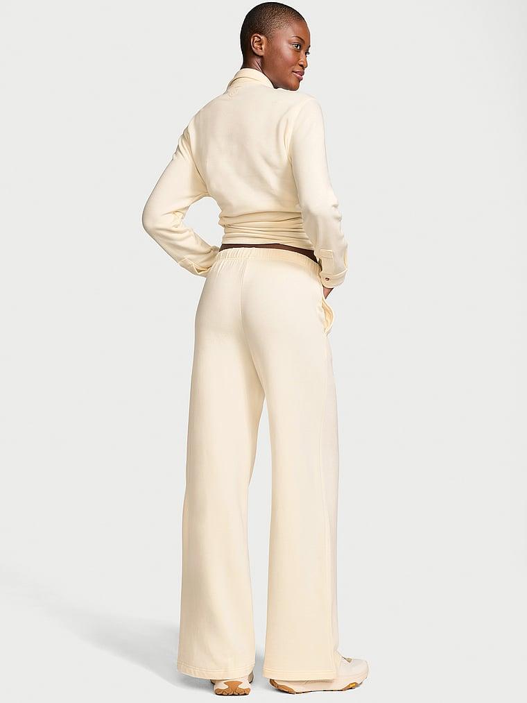 Brushed Modal Fleece Collared Pullover Product Image