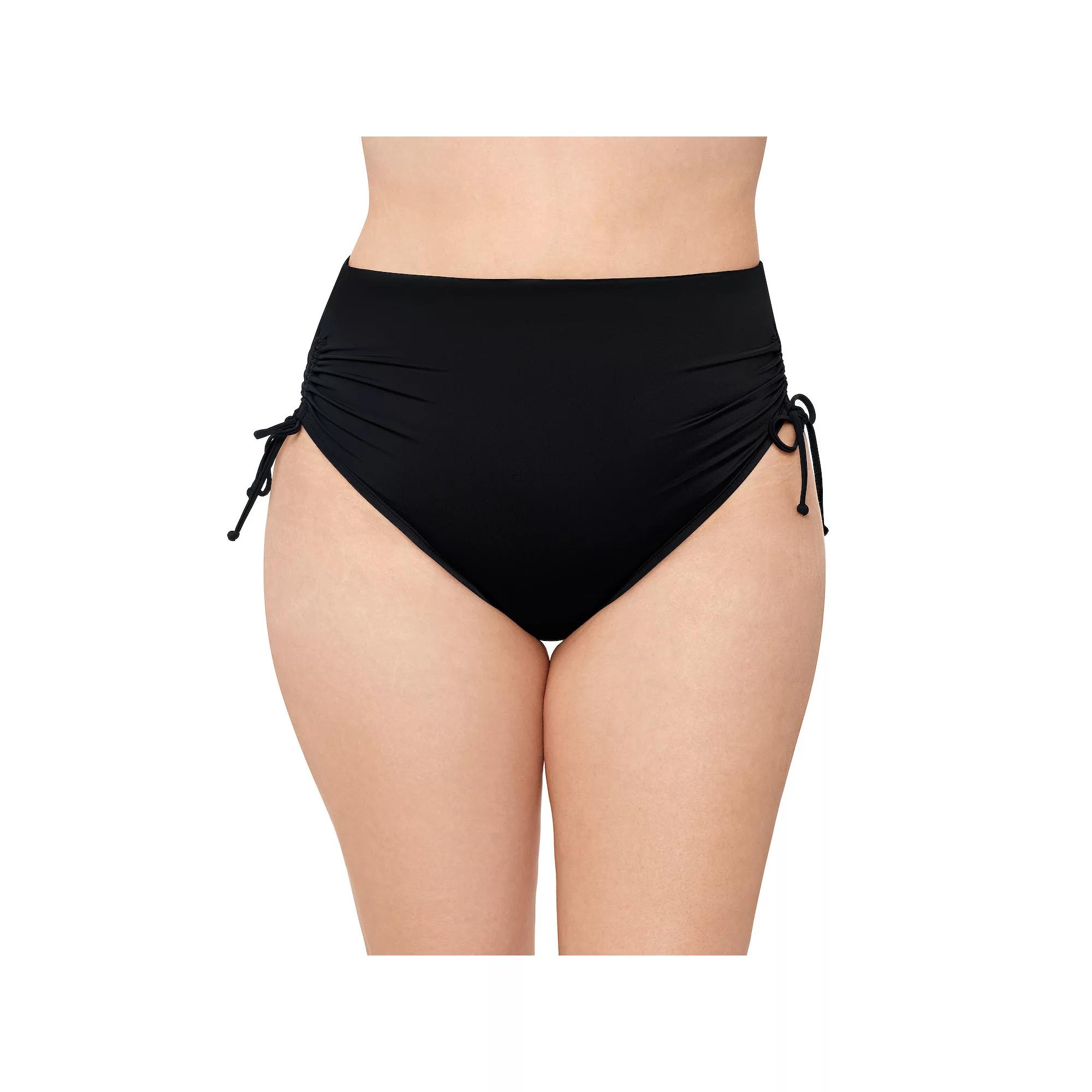 Women's S3 Swim The Cinch Swim Bottoms, Size: Large, Black Product Image