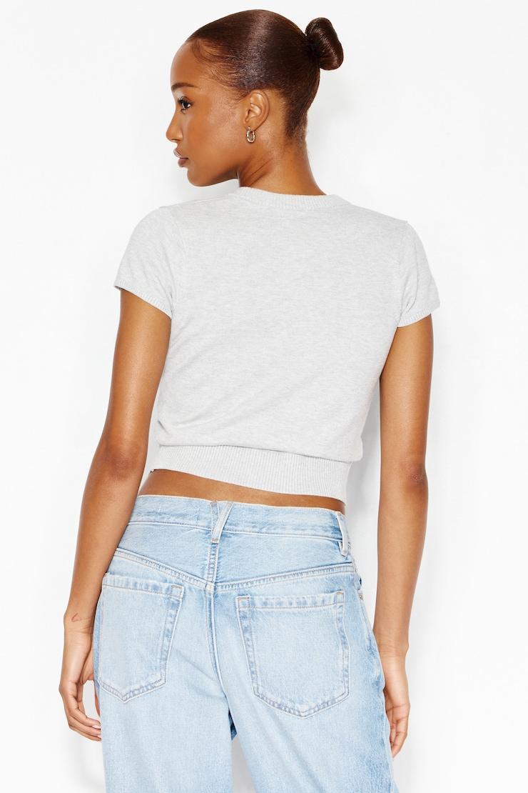 Romi Asymmetric Cinched Waist Sweater  Product Image