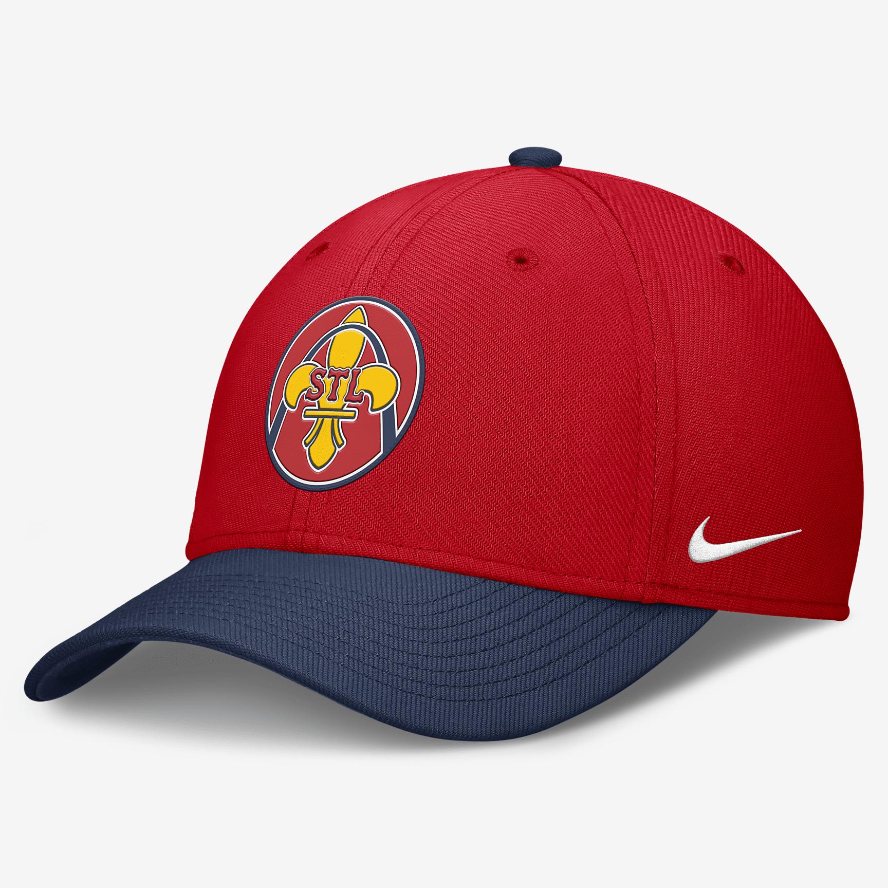 St. Louis Cardinals City Connect Swoosh Nike Mens Dri-FIT MLB Hat | NB19046NSCN-R48 Product Image