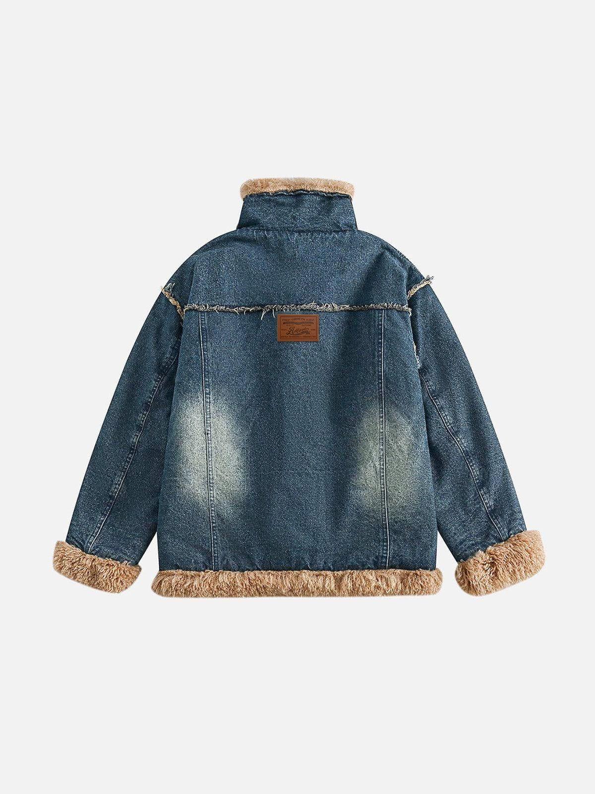 Aelfric Eden Denim Sherpa Coat Product Image