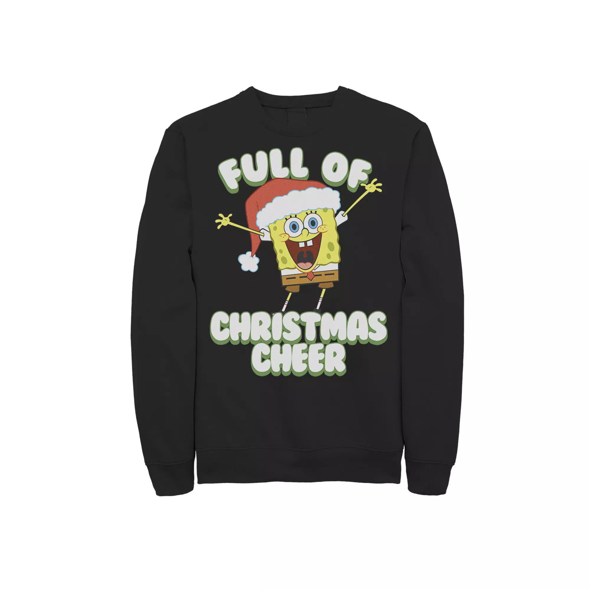 Men's SpongeBob SquarePants Full of Cheer Sweatshirt,  Product Image
