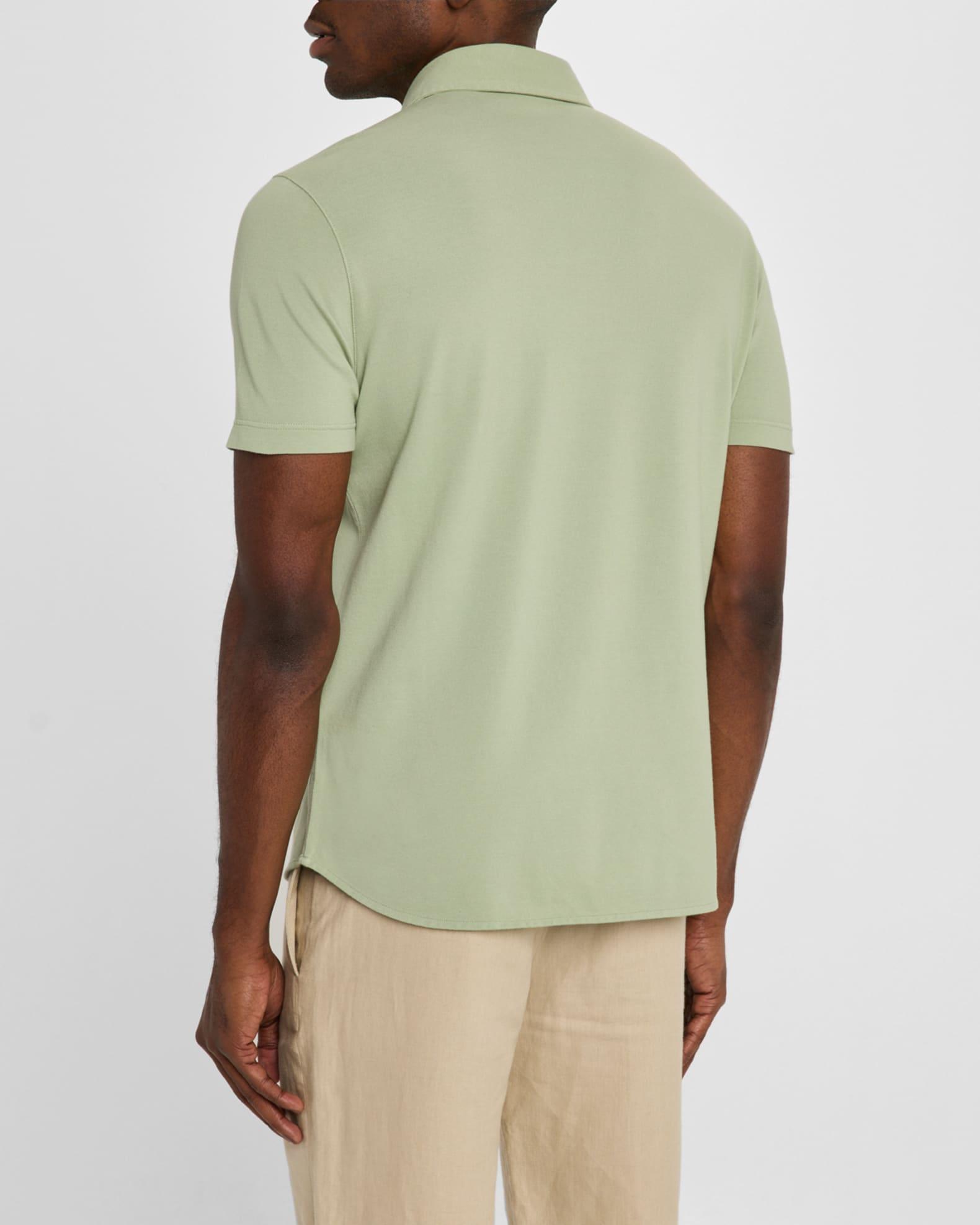 Men's Cotton Pique Polo Shirt Product Image