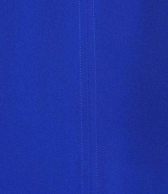 Ming Wang Woven Crepe V-Neck Cap Sleeve Top Product Image