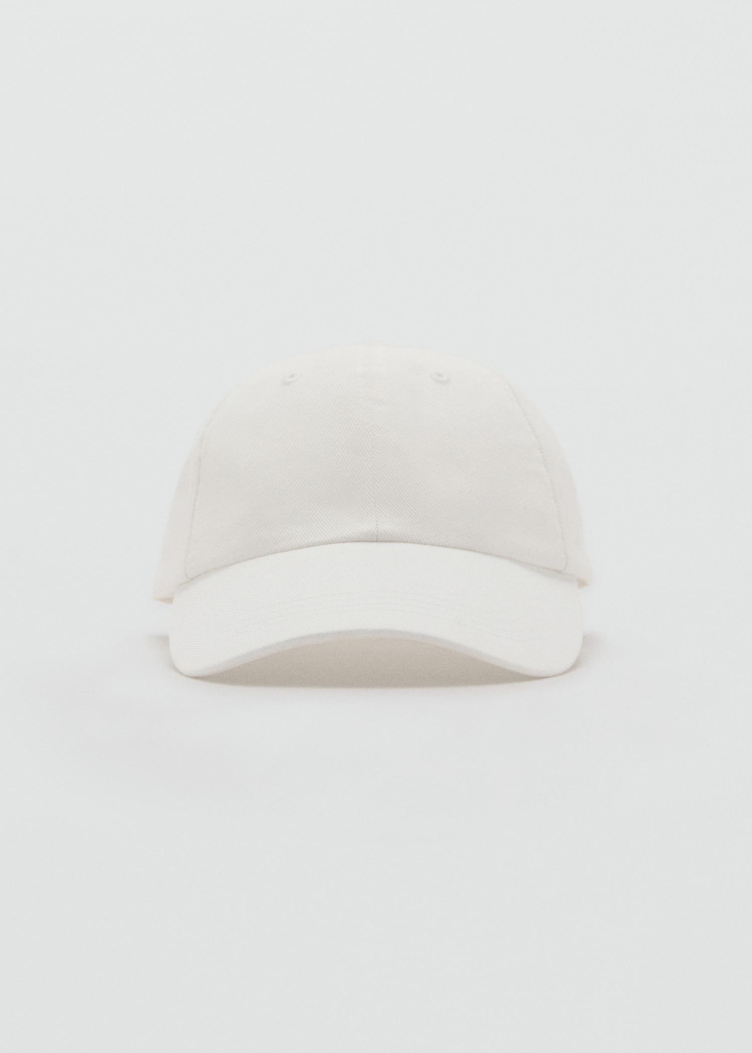 Cotton visor cap - Women | MANGO USA Product Image