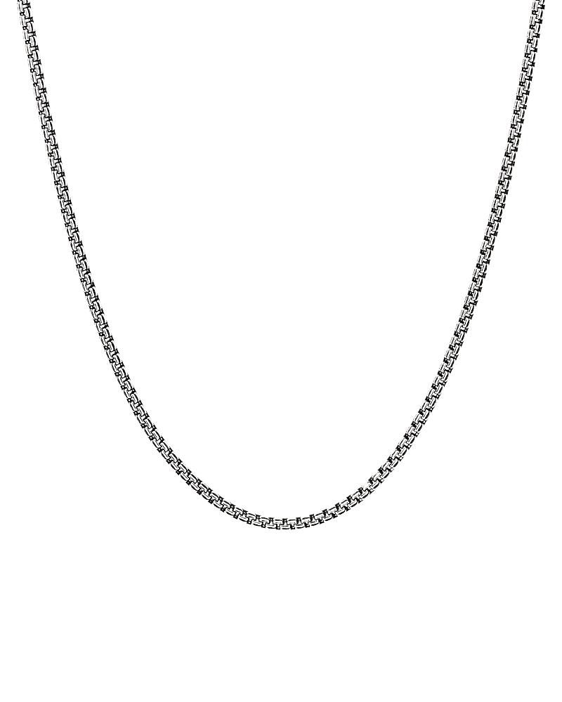 David Yurman Sterling Small Double Box Chain Necklace, 26 Product Image