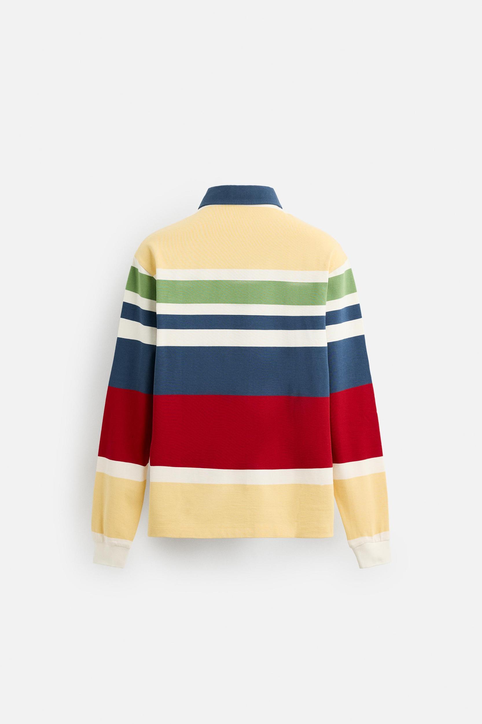 STRIPED POLO SHIRT Product Image