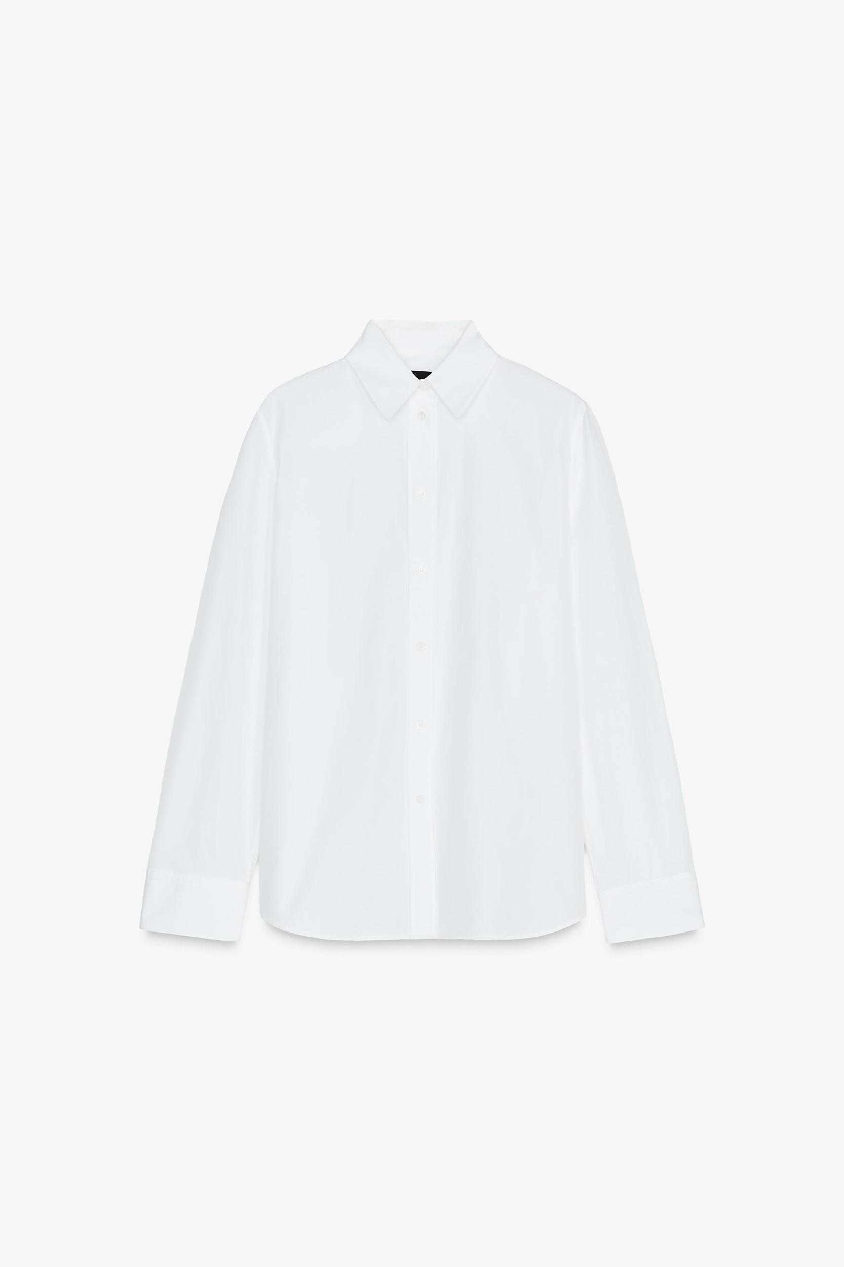 POPLIN SHIRT ZW COLLECTION Product Image