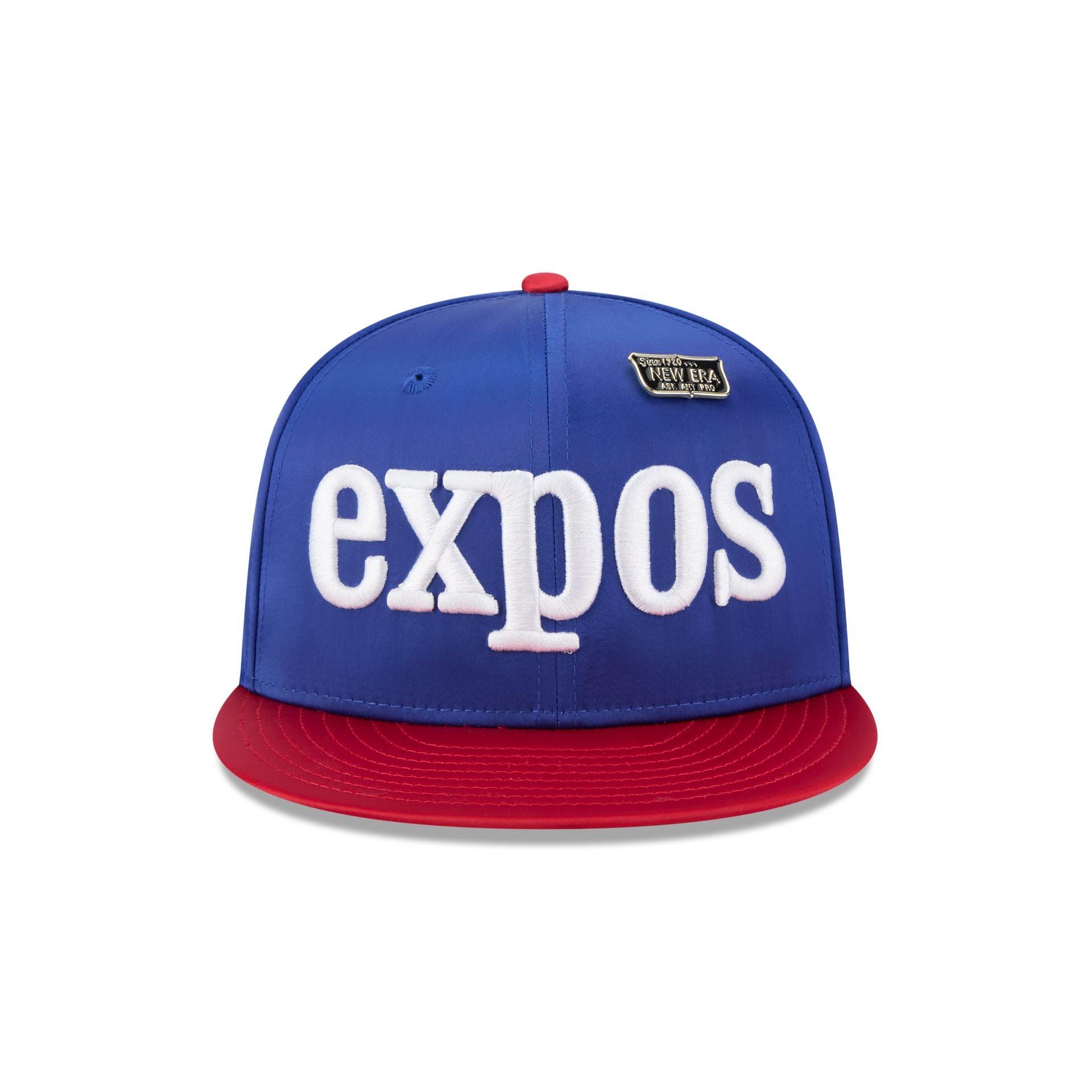 Montreal Expos Spring Satin 59FIFTY Fitted Hat Male Product Image