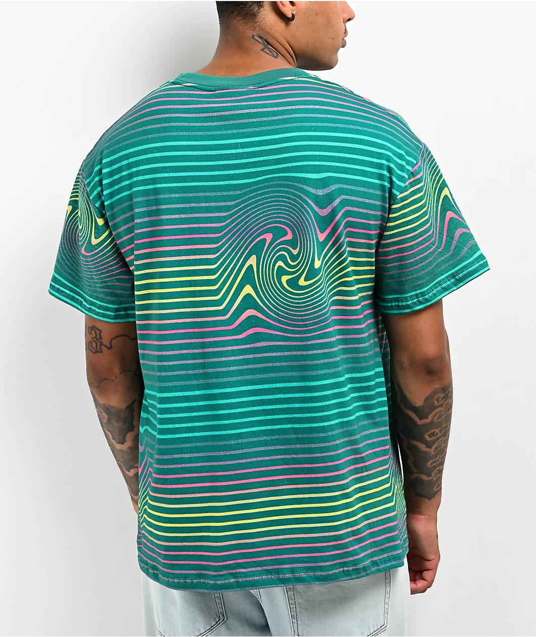 Killer Acid Magic Knit Green T-Shirt Product Image