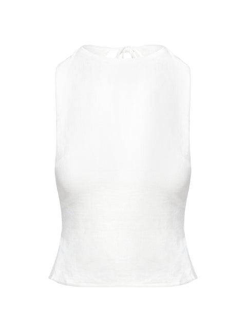 Penelopie Backless Top White Product Image