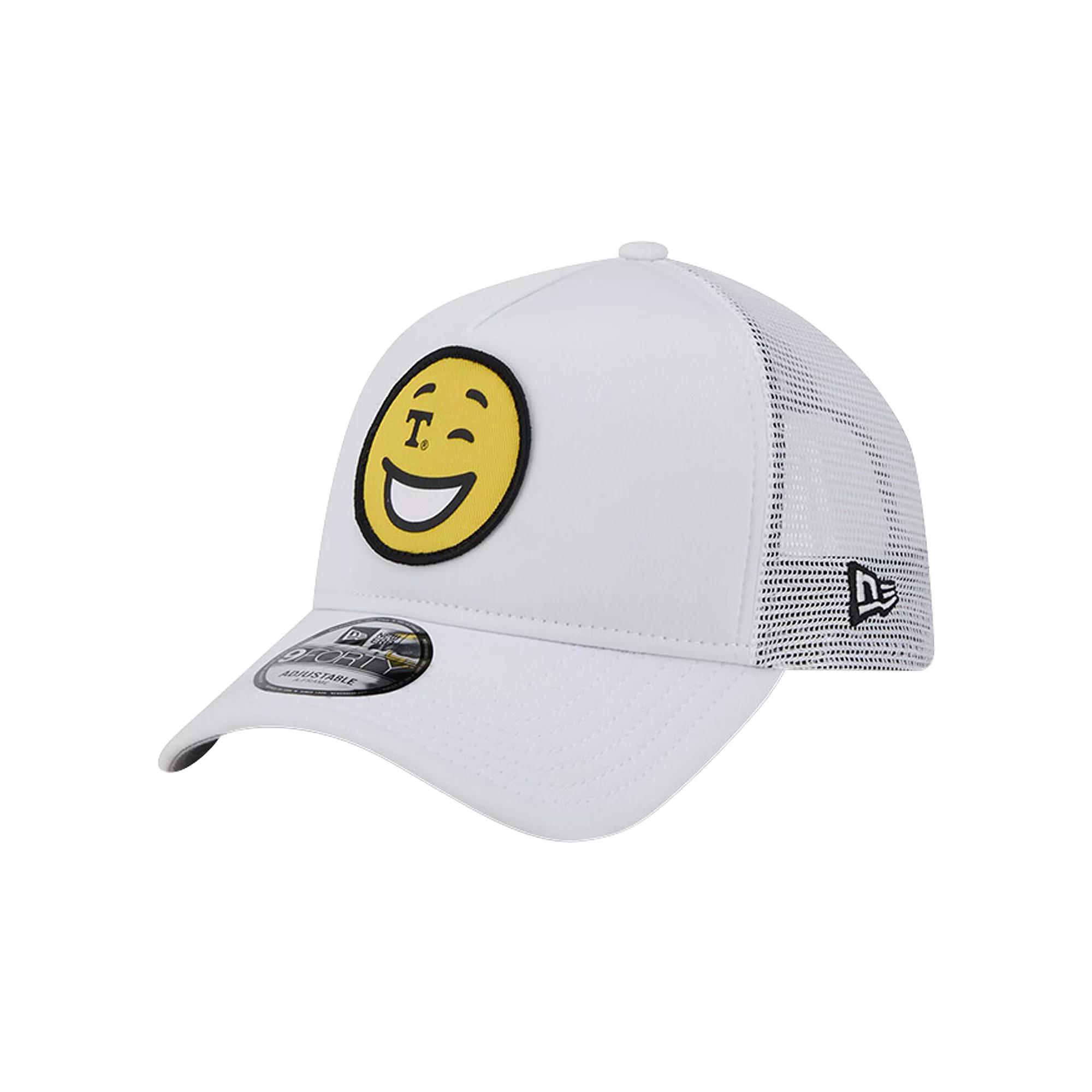 Men's New Era White Tennessee Volunteers Wink Foam Trucker Adjustable Hat Product Image