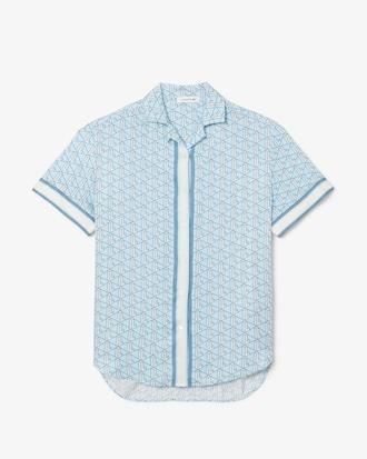 Oversized Monogram Print Shirt Product Image