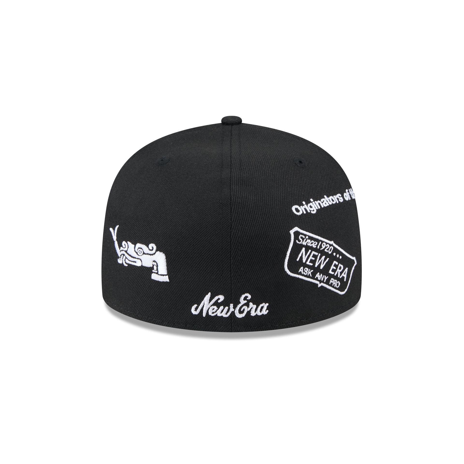 Mexico Baseball New Era Anniversary Logos Black 59FIFTY Fitted Hat Male Product Image