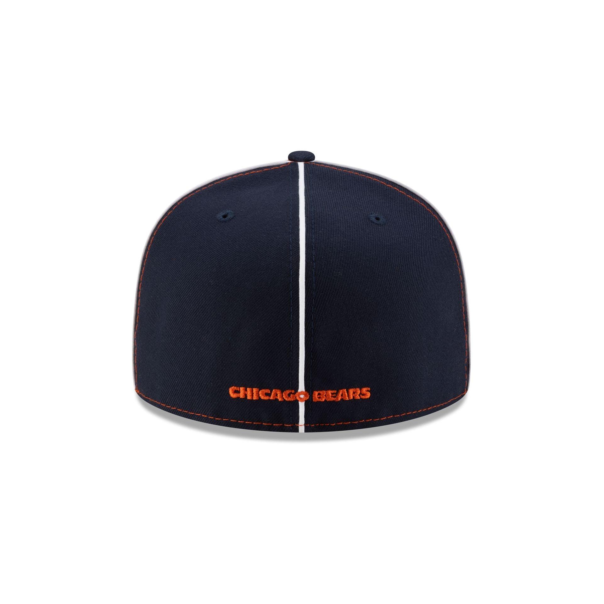 Chicago Bears Two-Tone Pinwheel 59FIFTY Fitted Hat Male Product Image