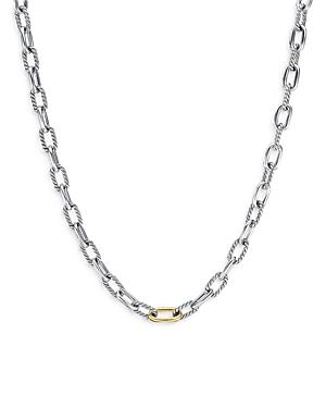David Yurman 18K Yellow Gold & Sterling Silver Dy Madison Link Chain Necklace, 18.5 Product Image