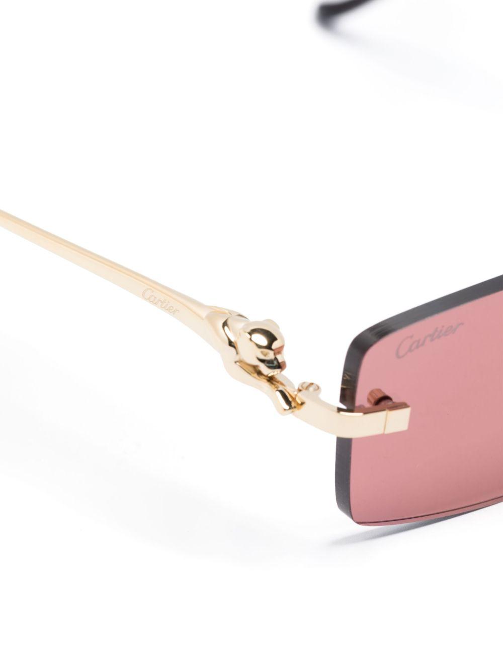 rimless rectangle sunglasses Product Image