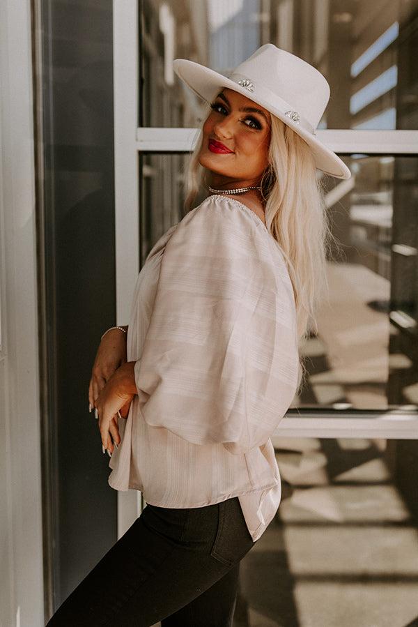 Ideal Day Shift Top In Iced Latte Product Image