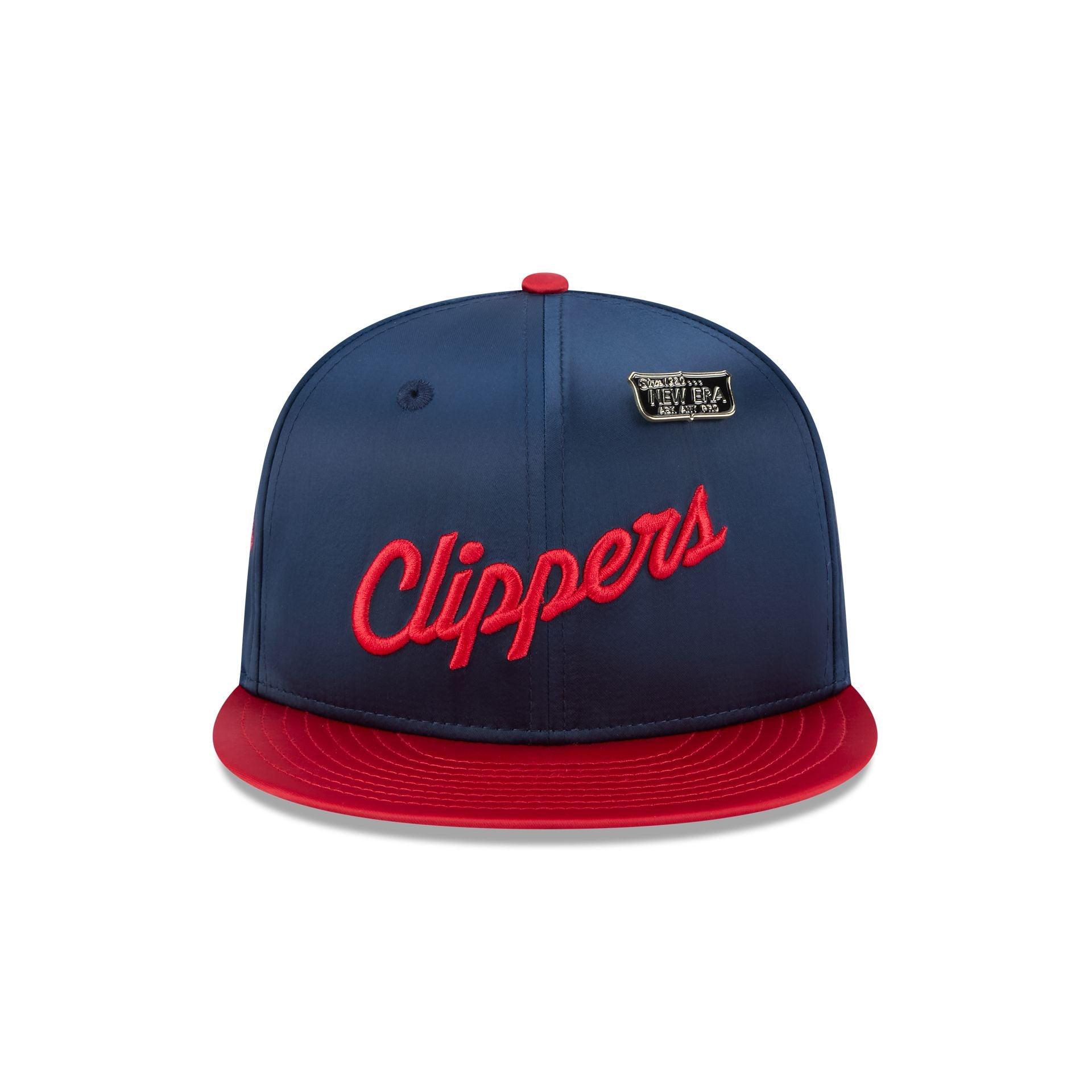 Los Angeles Clippers Satin Pin 9FIFTY Snapback Hat Male Product Image