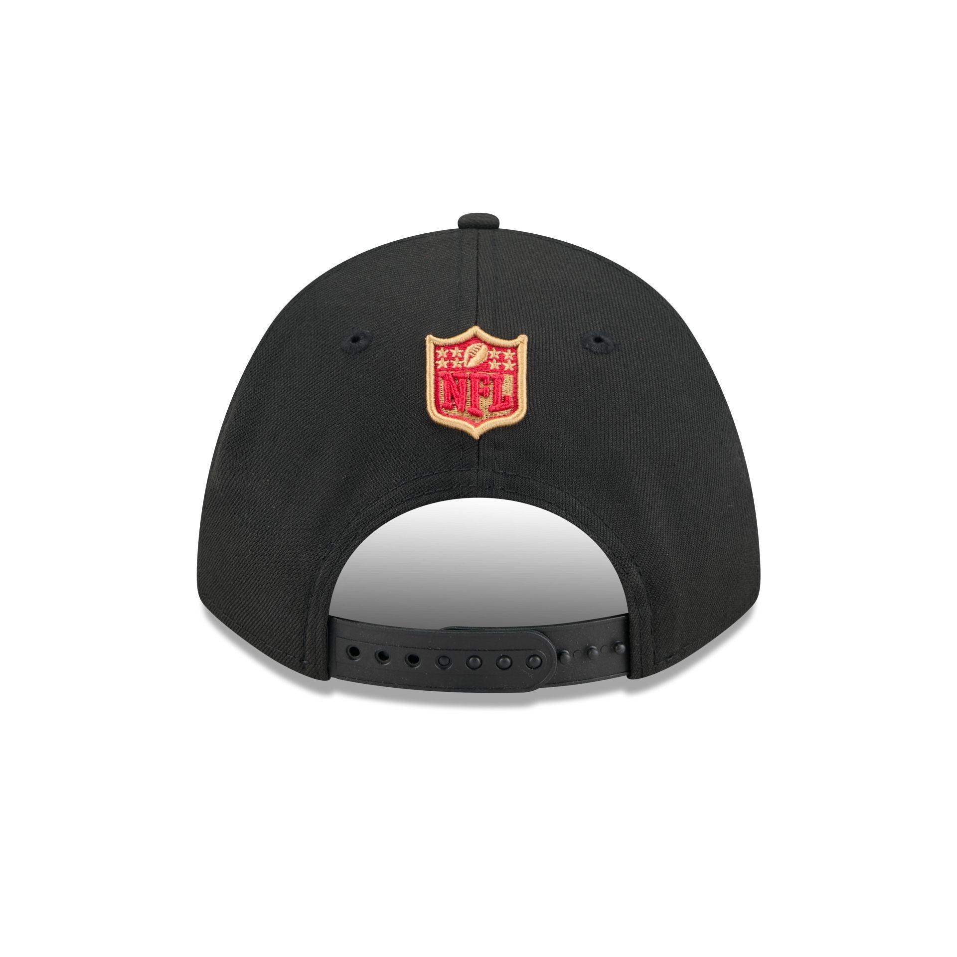 San Francisco 49ers Team Black 9FORTY M-Crown Snapback Hat Male Product Image