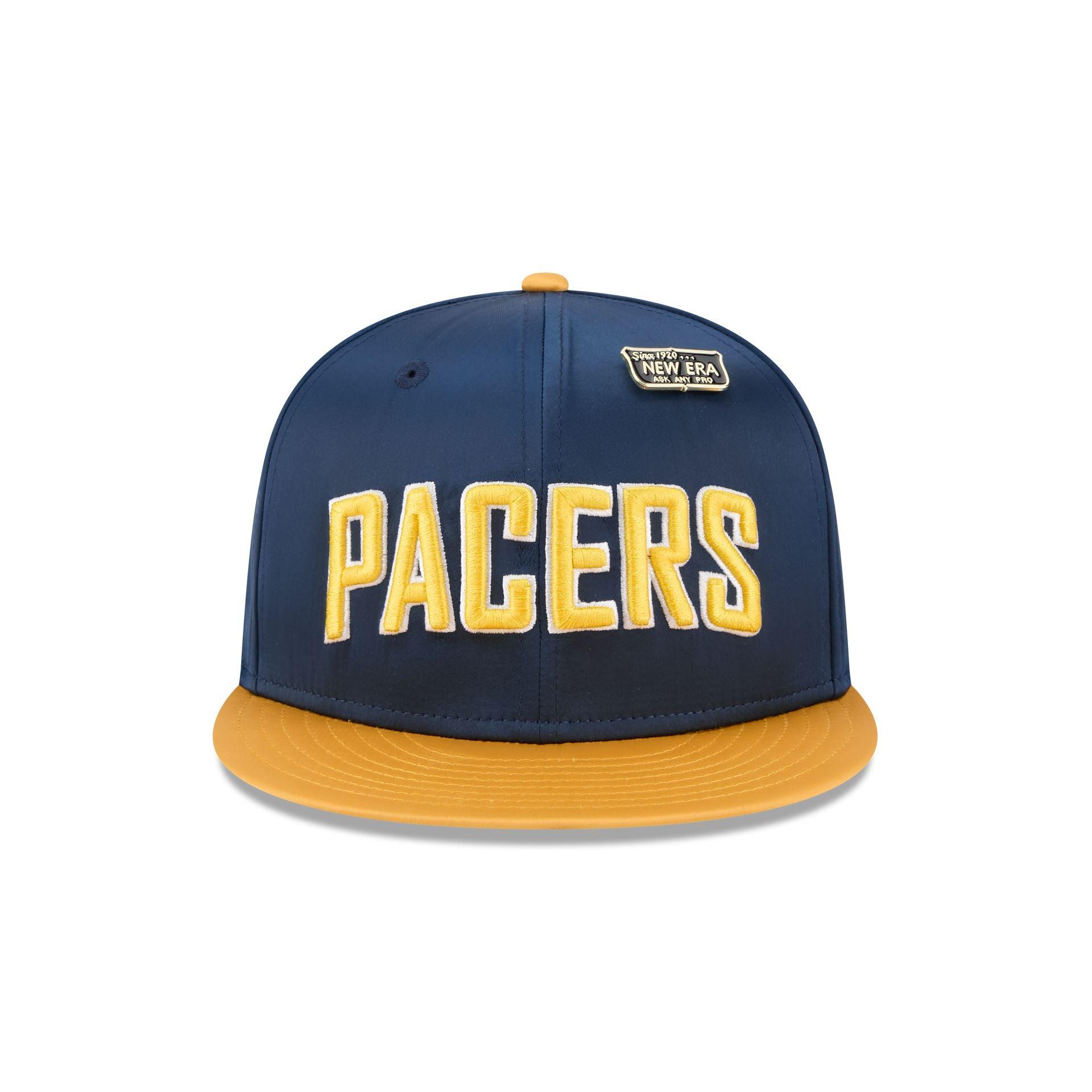 Indiana Pacers Satin Pin 9FIFTY Snapback Hat Male Product Image