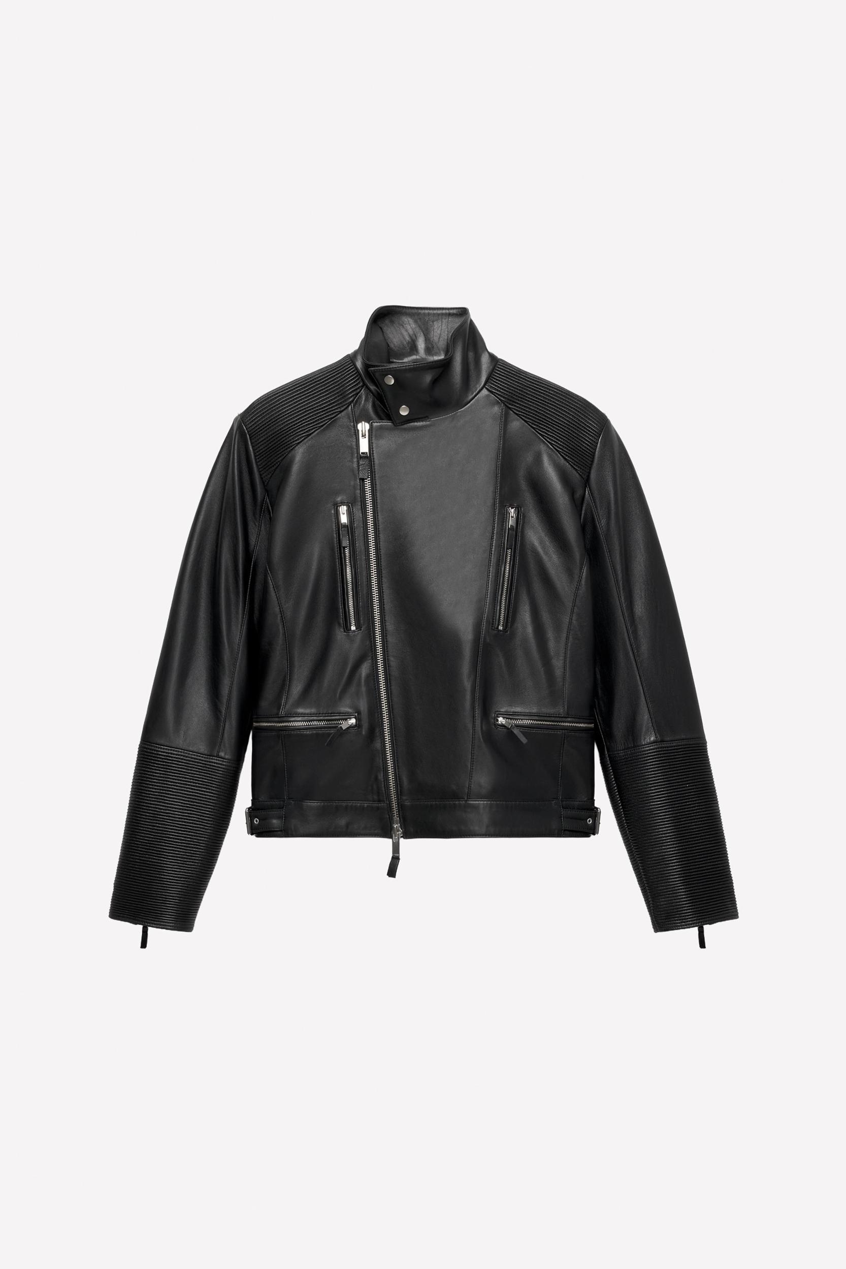LUDOVIC DE SAINT SERNIN x ZARA LEATHER BIKER JACKET Product Image