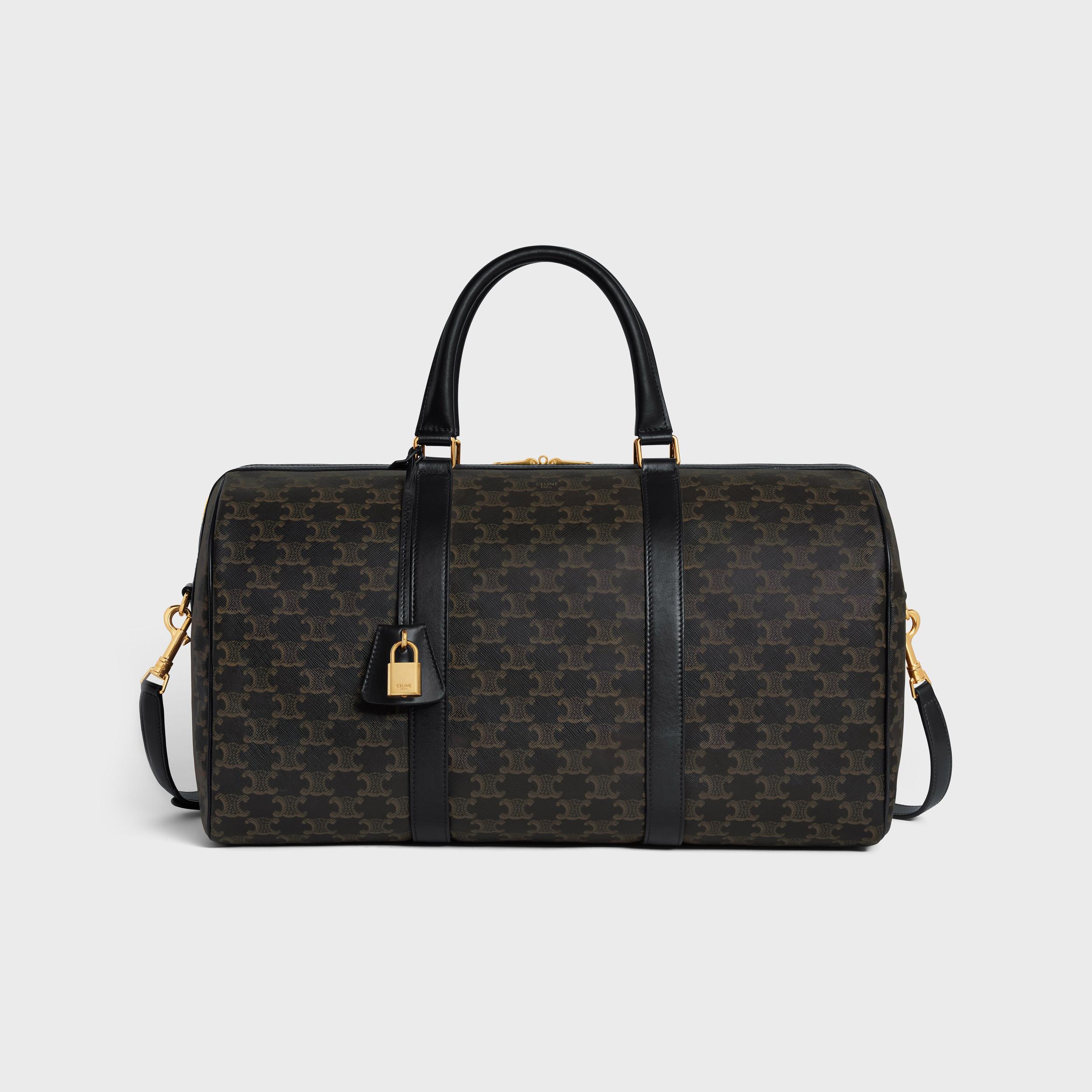 Medium Travel Bag IN Triomphe Canvas AND calfskin Product Image