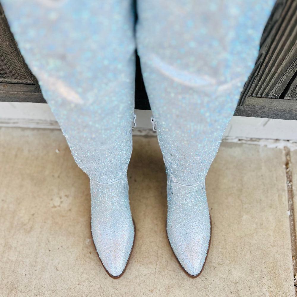 Bring Ya To Your Knees Rhinestone Boots* Product Image