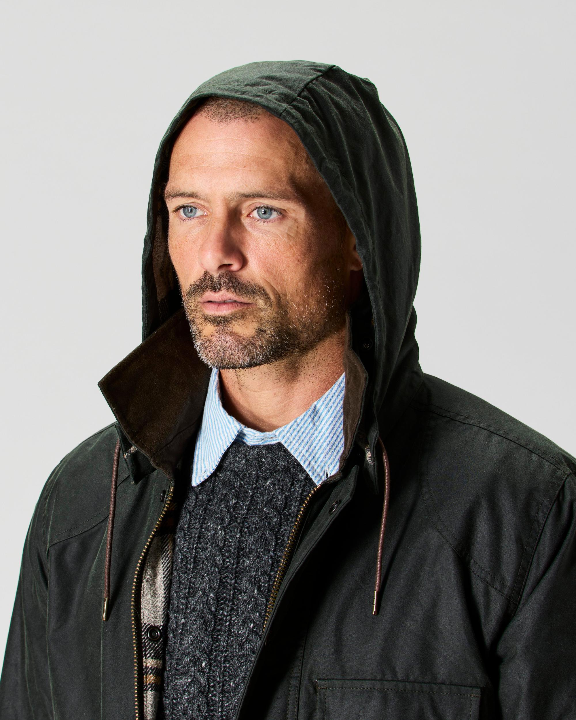 Flannel-Lined Waxed Hudson Jacket Product Image