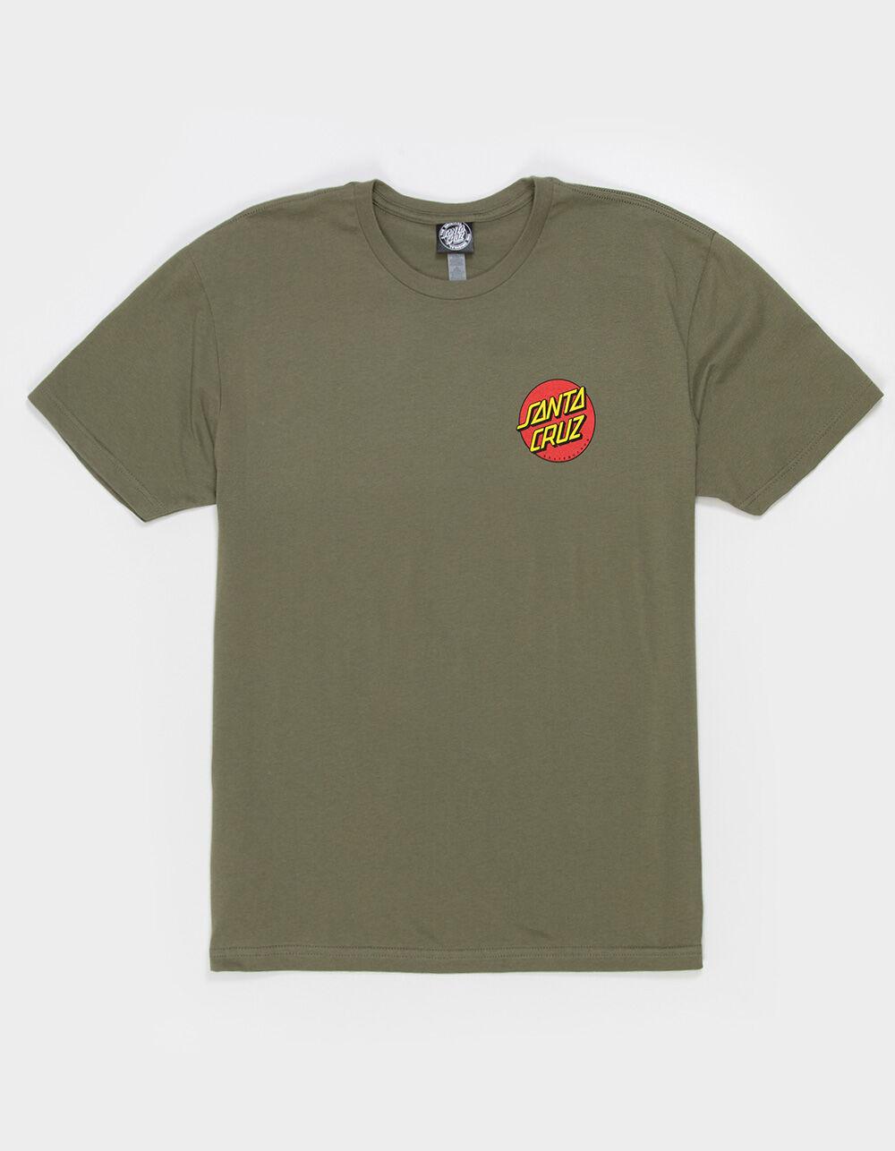 SANTA CRUZ Classic Dot Mens Tee - OLIVE Product Image